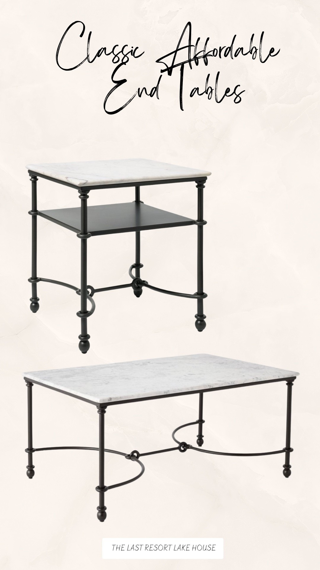 Here’s a clean, elevated LTK caption that fits your style and sells without selling:

These end tables are one of those pieces that just work 🤍
Pretty enough to style, sturdy enough for everyday life, and timeless so you won’t tire of them next season.
Perfect beside a sofa, between chairs, or even as a nightstand moment.

I love furniture that feels classic but still fresh — and these do exactly that.

🛒 Linked here if you’re looking for a versatile, forever piece for your home.

#LTKvlog #LTKHome #LTKdayinmylife