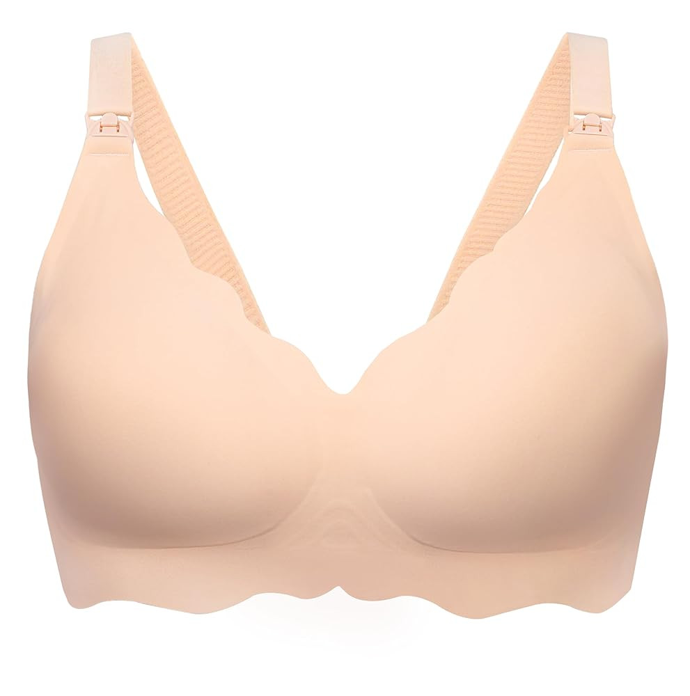 Angelhood Nursing Bras for Breastfeeding Ultra Comfort Seamless Maternity Bra Wireless Pregnancy ... | Amazon (US)