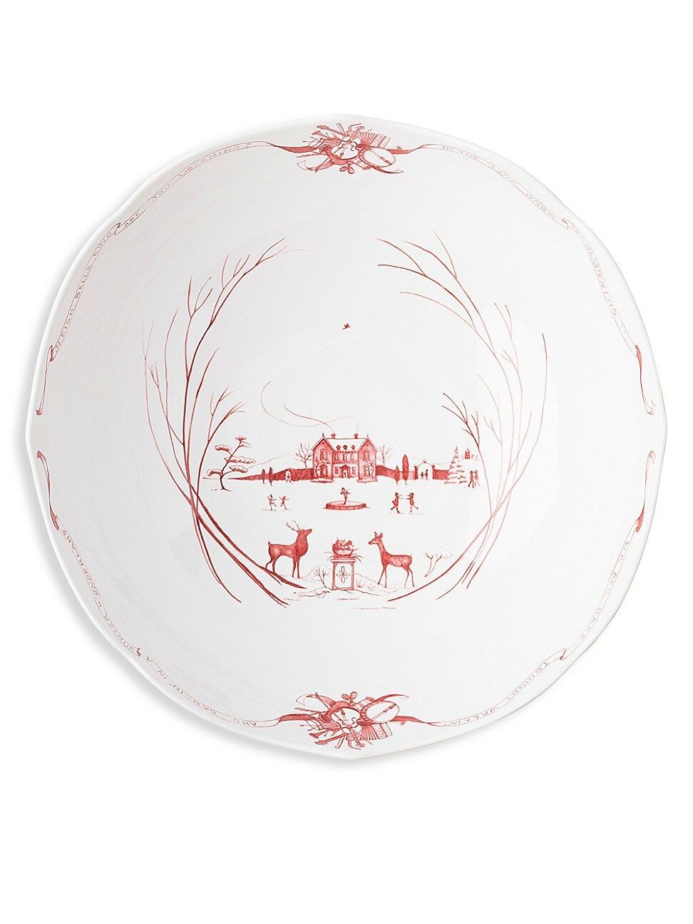 Country Estate Winter Frolic Centerpiece Bowl | Saks Fifth Avenue