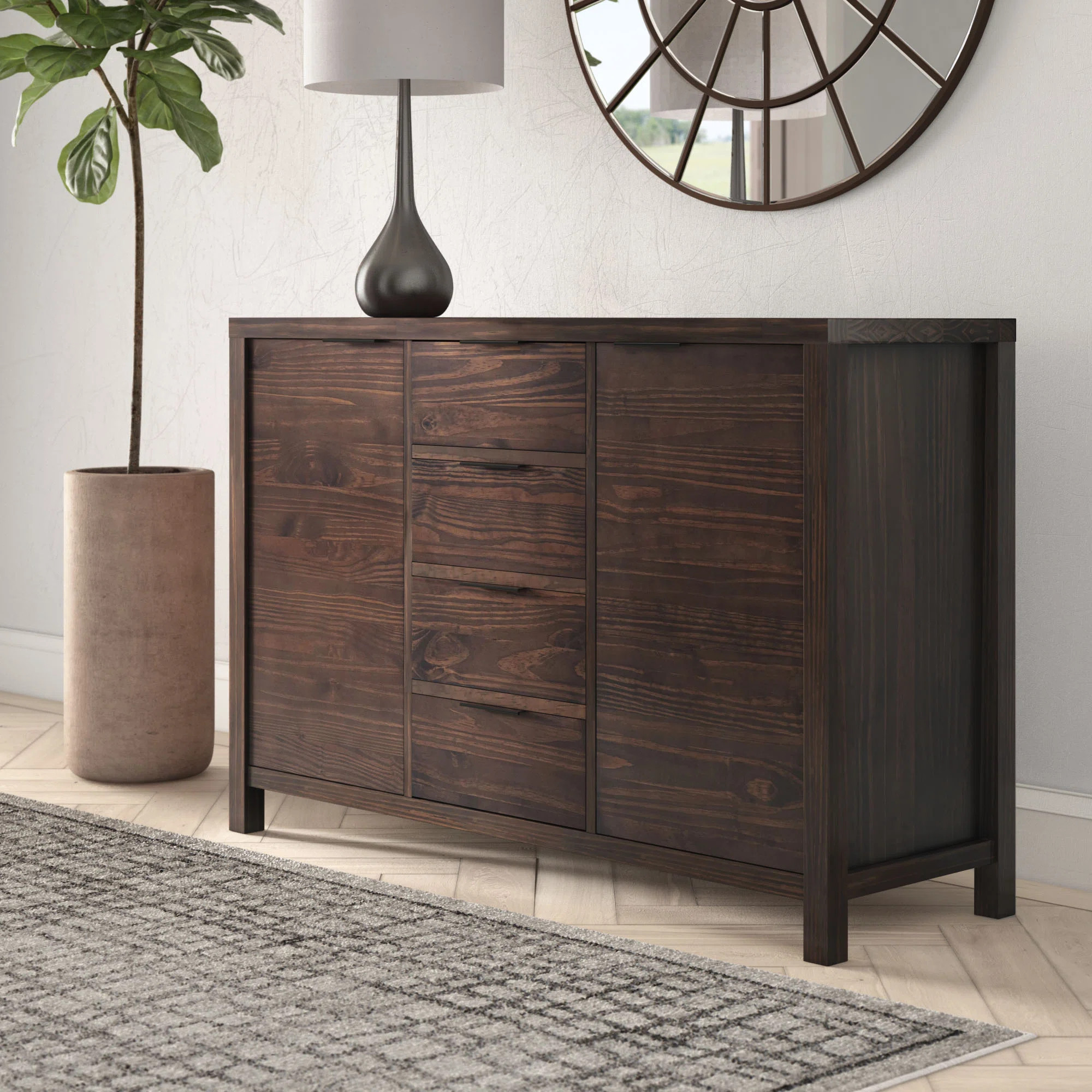 Simpli Home Hollander Buffet Sideboard & Reviews | Wayfair | Wayfair North America