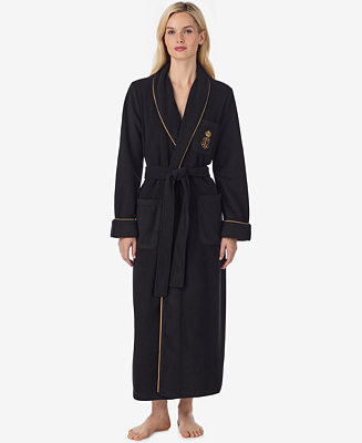 Lauren Ralph Lauren Women's Shawl Collar Long Robe - Macy's | Macy's