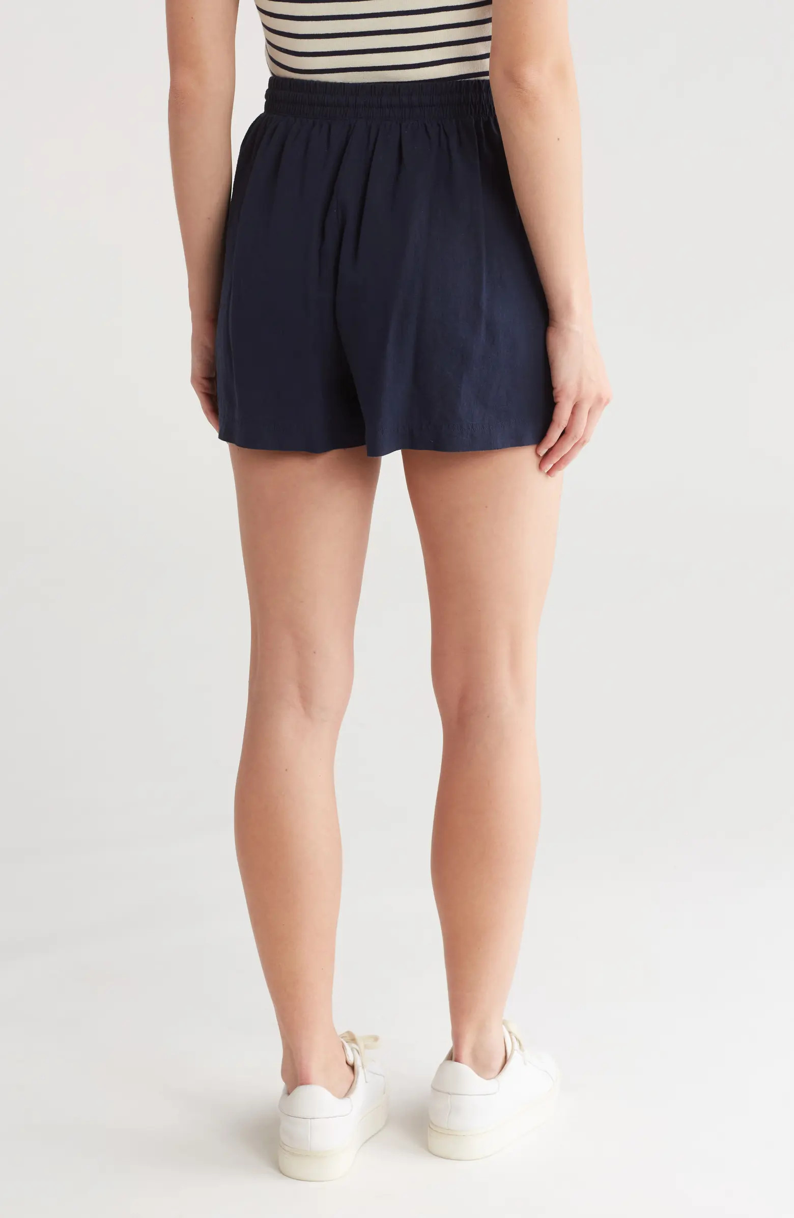 Splendid Marseille Linen Blend Drawstring Shorts | Nordstromrack | Nordstrom Rack