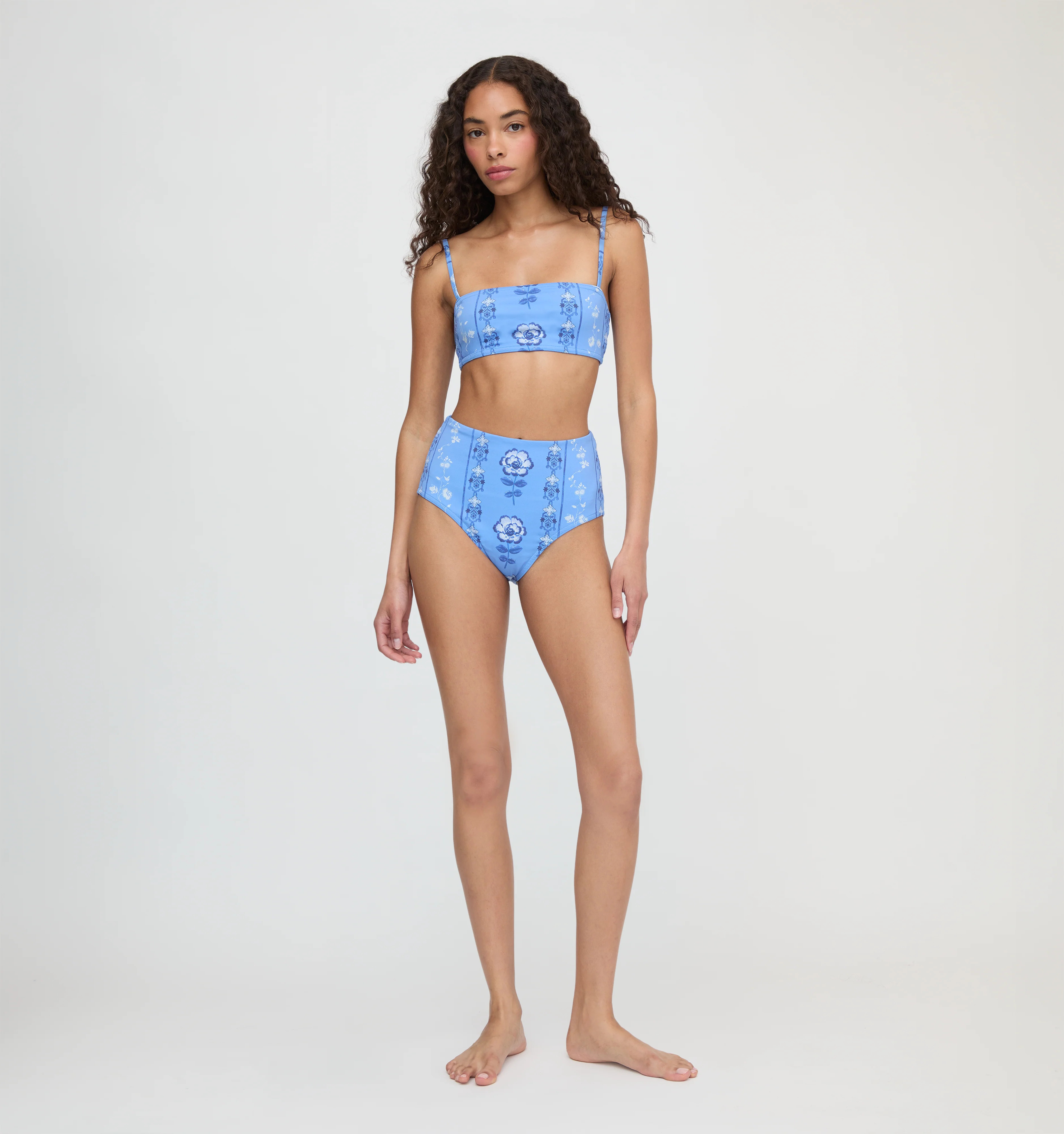 The Juno Bikini Set | Blue Arcadia Border / XXL | Hill House Home | Hill House Home US