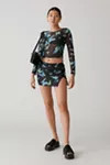 Motel Elijah Mesh Top and Mini Skirt Set | Urban Outfitters (US and RoW)