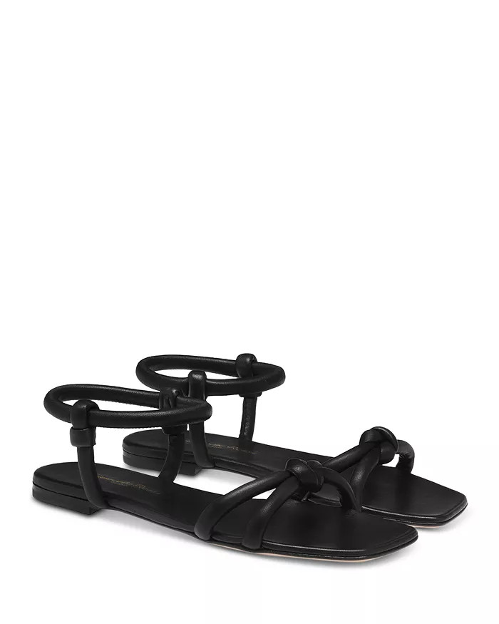 Women's Juno Leather Flat Sandals | Bloomingdale's (US)