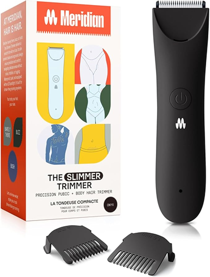 MERIDIAN Slimmer Trimmer – Electric Razor for Women, Bikini Line & Pubic Hair Trimmer, Recharge... | Amazon (US)