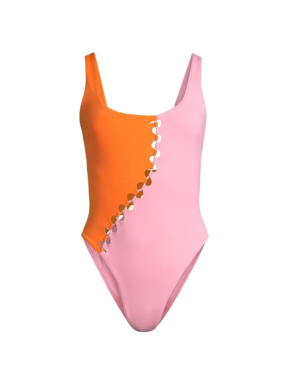 Solstice Colorblocked One-Piece Swimsuit | Saks Fifth Avenue