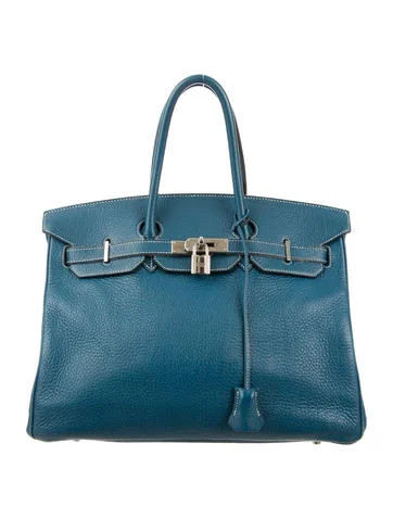 Hermès Clemence Birkin 35 | The Real Real, Inc.