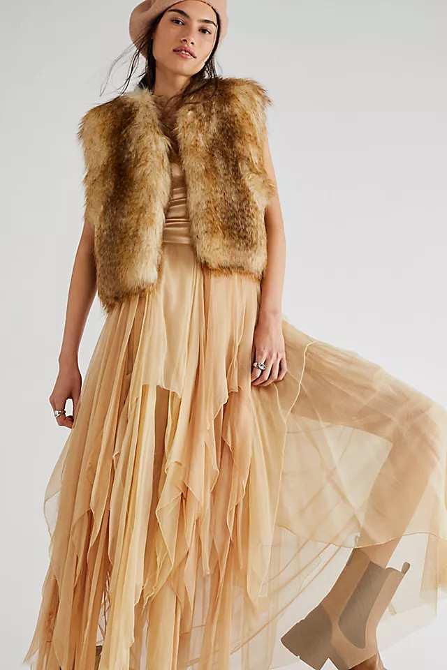 California Poppy Vegan Vest | Free People (Global - UK&FR Excluded)
