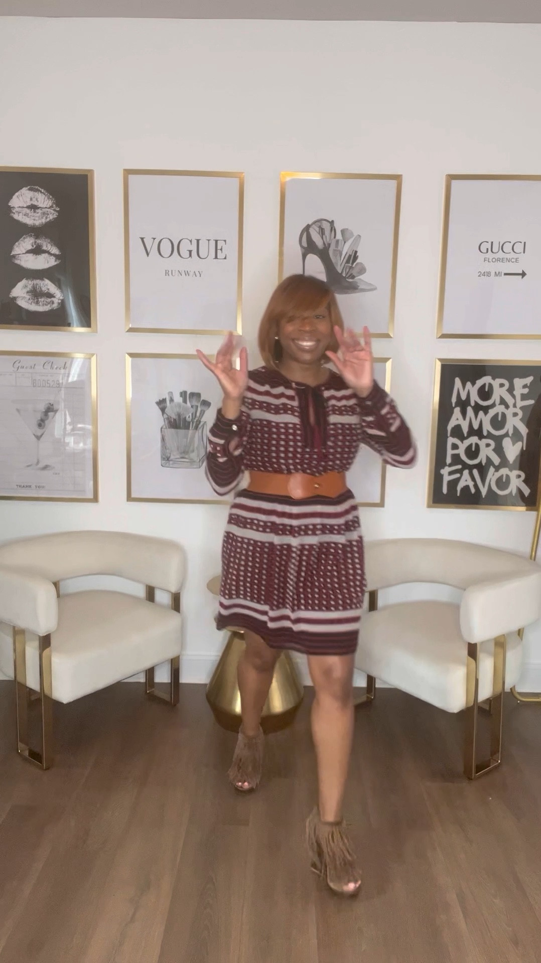 Shirt dresses are my absolute favorite style of dress! I paired this dress with a fun wedge and gold accessories for a chic look.

#LTKWorkwear #LTKOver40