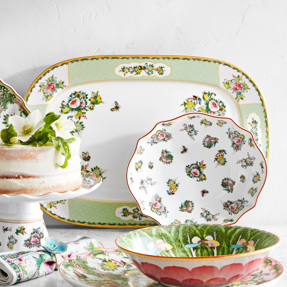 Famille Rose Rectangular Platter | Williams-Sonoma