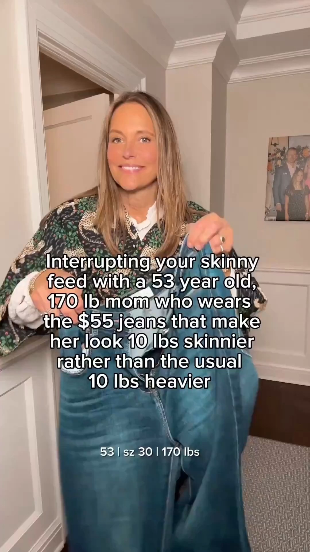 Get ready with me as a 53 year old, 170 lbs woman. I wear jeans that make me look skinnier and are still comfortable! Plus, some of my favorite pair of jeans are under $100!

#LTKSeasonal #LTKOver40 #LTKFindsUnder100