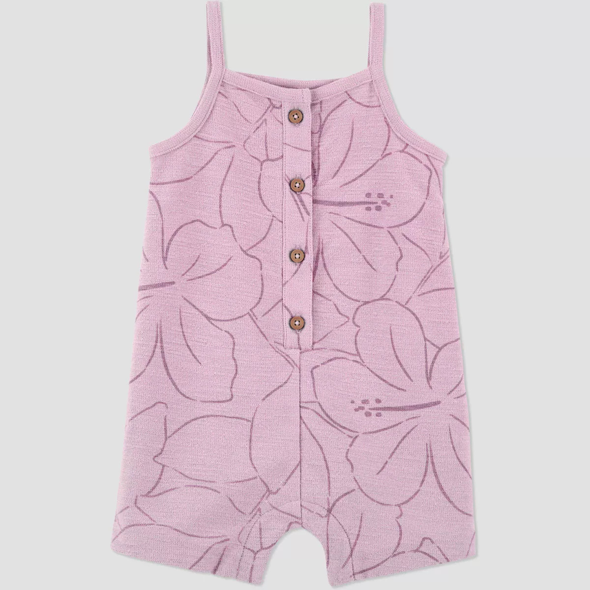 Carter's Just One You® Baby Girls' Floral Textured Romper - Purple | Target