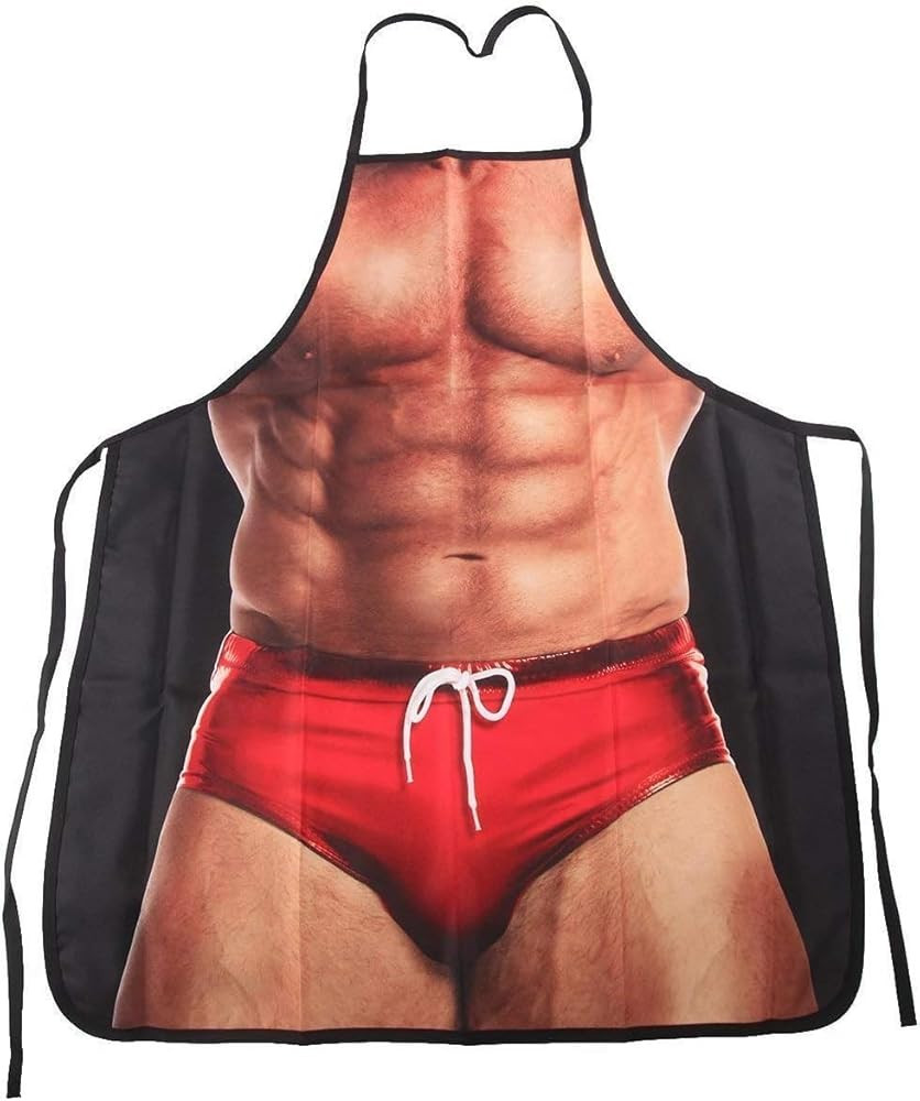 Apron Kitchen Funny Creative Cooking Grilling Baking Party Apron Gift For Men | Amazon (US)