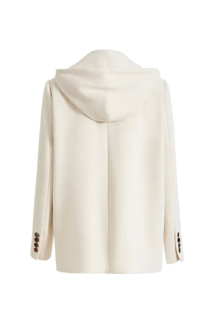 Daseasa Detachable Hoodie Blazer Jacket in Cotton Knit | Fabrique