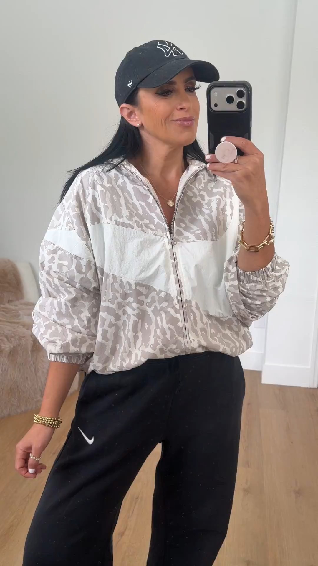 Nike leopard Jacket 50% off