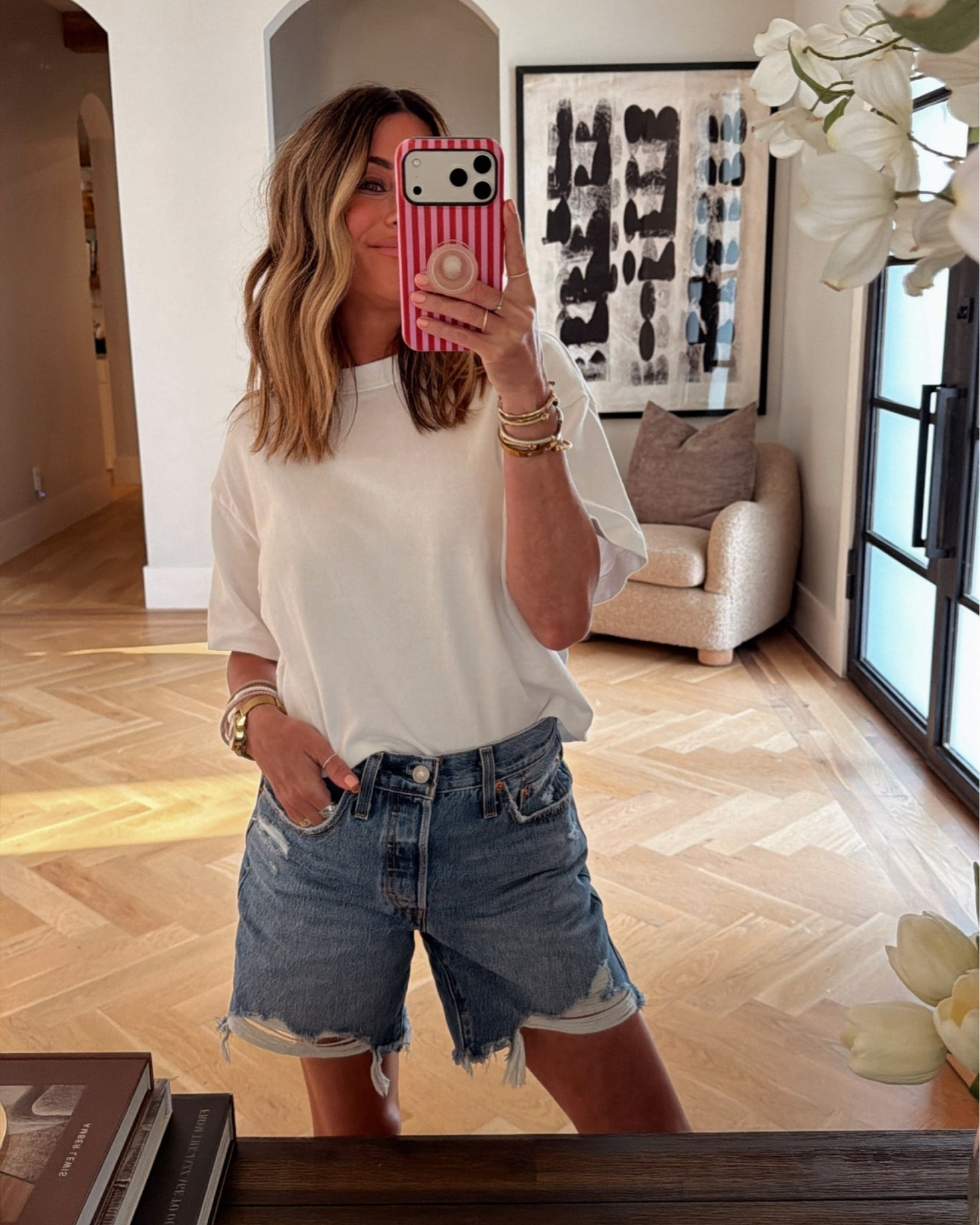🤌🏼🤌🏼 I sized up one in these shorts for the perfect fit!

#LTKootd #LTKmomlife #LTKgrwm