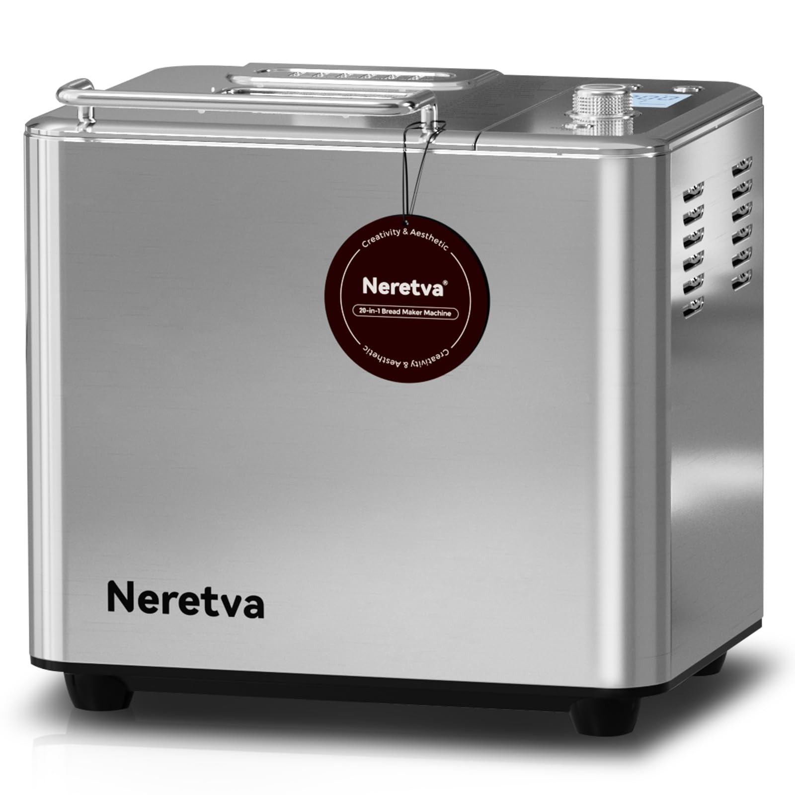Neretva Bread Maker, 20-IN-1 2LB Bread Machine Dual Heater Bread Maker Machine Automatic with Non... | Amazon (US)