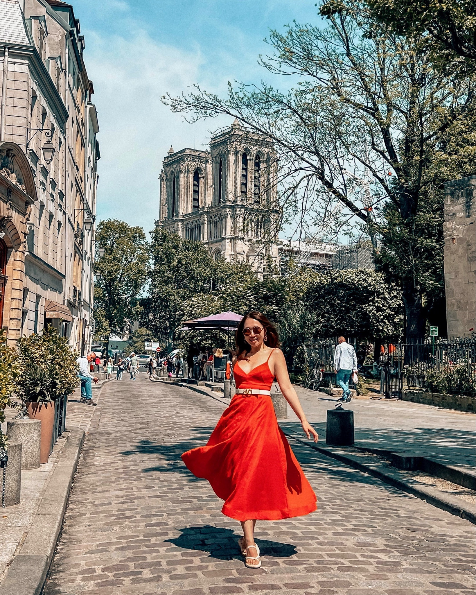 Earrings: Valentino
Sunglasses: Dolce & Gabbana
Dress: Zimmermann
Belt: Valentino
Sandals: Ancient Greek Sandals

Paris outfit, Paris style, Paris fashion, Paris look, Parisian Vibes, French style, French fashion, Europe style, Paris Cafe Looks

#LTKeurope #LTKSeasonal #LTKtravel