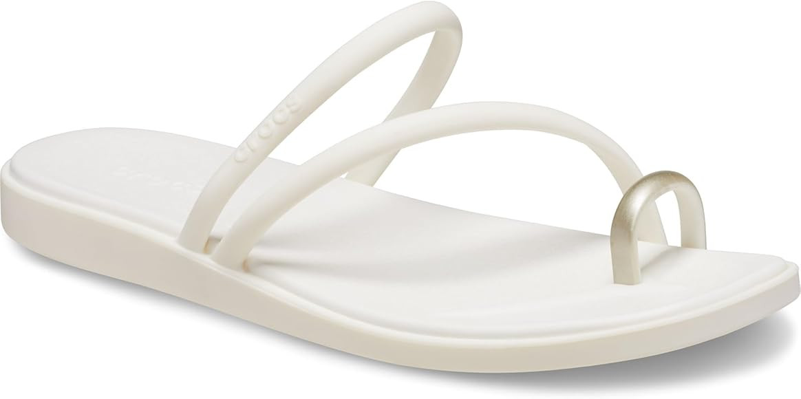 Crocs Women's Miami Toe Loop Sandals Flat | Amazon (US)