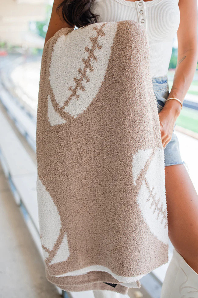 Make Me Believe Football Gameday Blanket | Pink Lily
