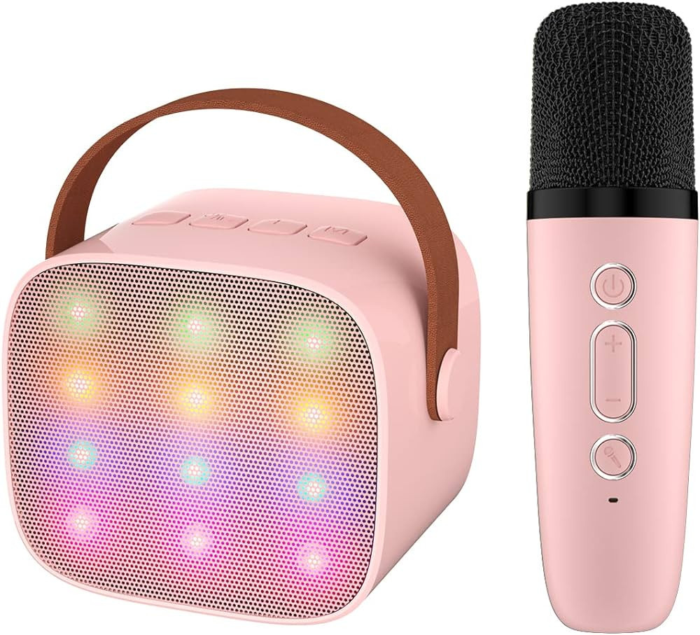 IROO Kids Karaoke Machine for Girls, Portable Bluetooth Speaker with Wireless Microphone for Adul... | Amazon (US)
