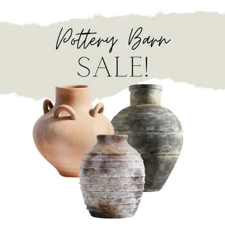 🚨 SALE ALERT 🚨 on these stunning statement vases with a rustic look 😍 #ltkhome #potterybarn #potterybarnsale #vase #rusticvase #homedecor #rusticmodern 

#LTKhome #LTKSpringSale #LTKsalealert