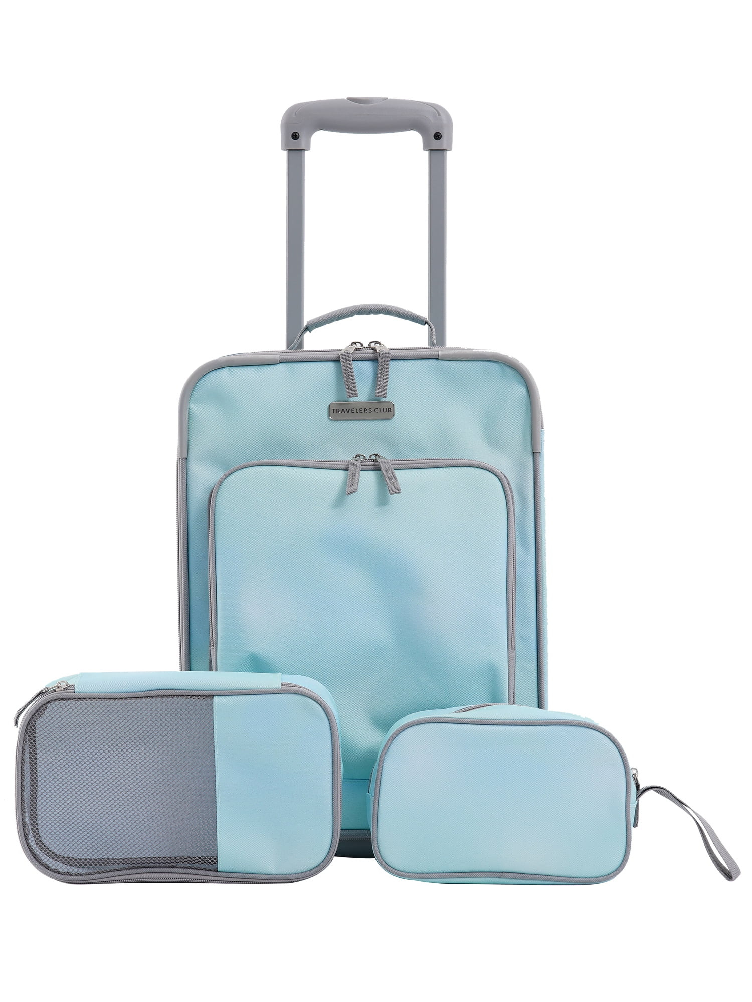 Travelers Club 3pc Junior Travel Luggage Set, Blue Omni | Walmart (US)