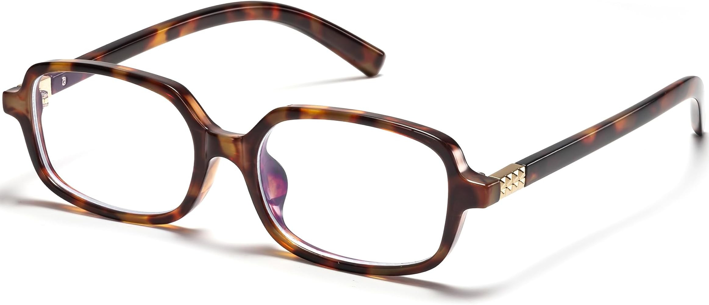 Retro Rectangle Blue Light Blocking Glasses for Women 90s Fake Eyeglasses Y2K Fashion Computer Gl... | Amazon (US)