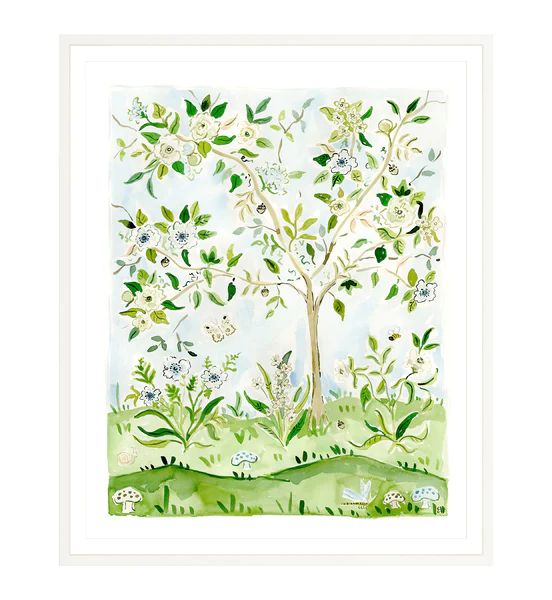The "Bloom Where You're Planted No. 2" Chinoiserie Fine Art Print | Evelyn Henson