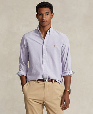 Men's Classic-Fit Oxford Shirt | Macy's