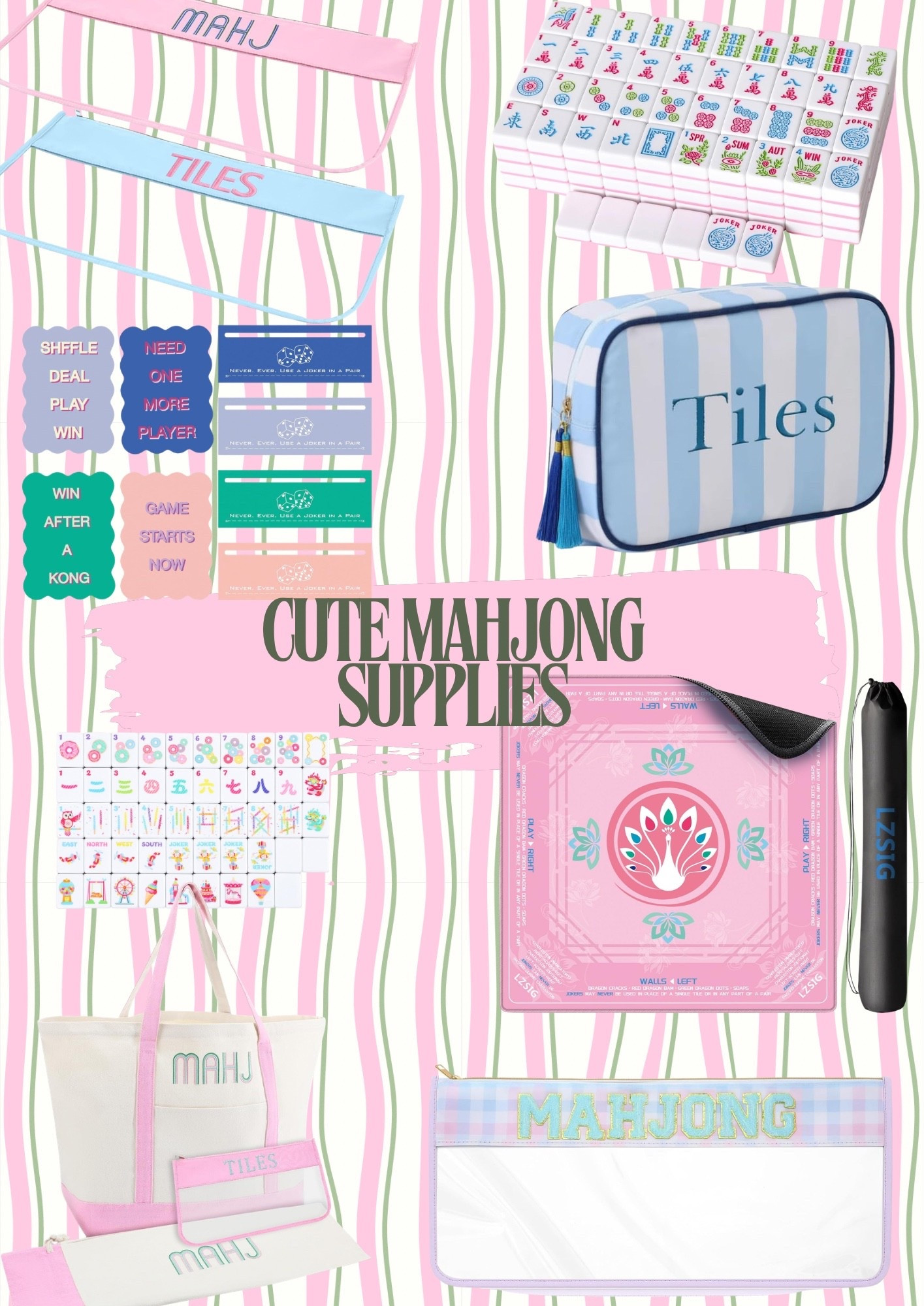 Mahjong is so much fun and would make the cutest girls night. Here are some fun mahjong supplies 

#LTKmomlife #LTKHome
