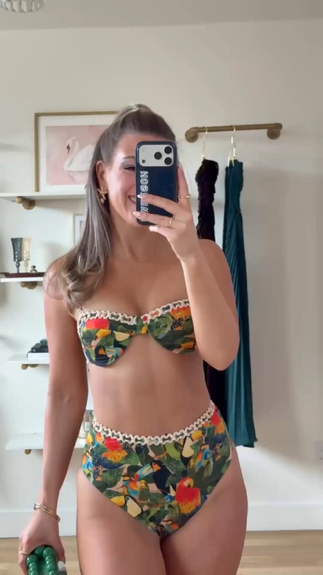 Green floral bikini summer vacation swim and resortwear

Wearing my usual small top medium bottomm

Swimwear
Bikini
Floral
Resortwear
Pool day
Beach
Summer
Vacation

#LTKSeasonal #LTKgrwm #LTKTravel