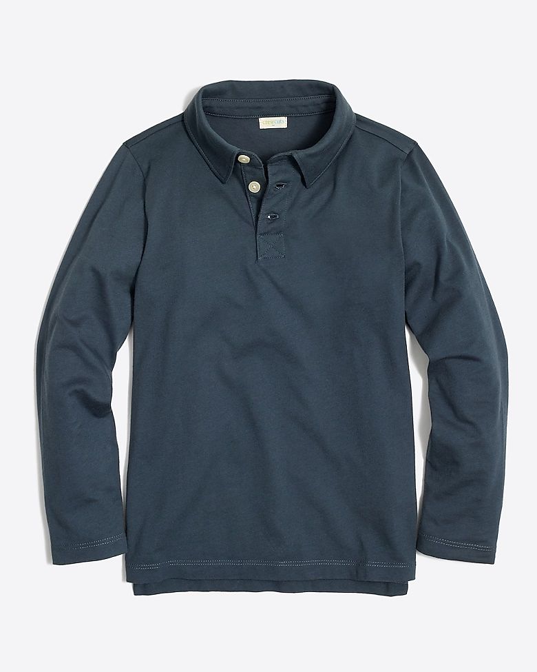 Boys' long-sleeve polo shirt | J.Crew Factory