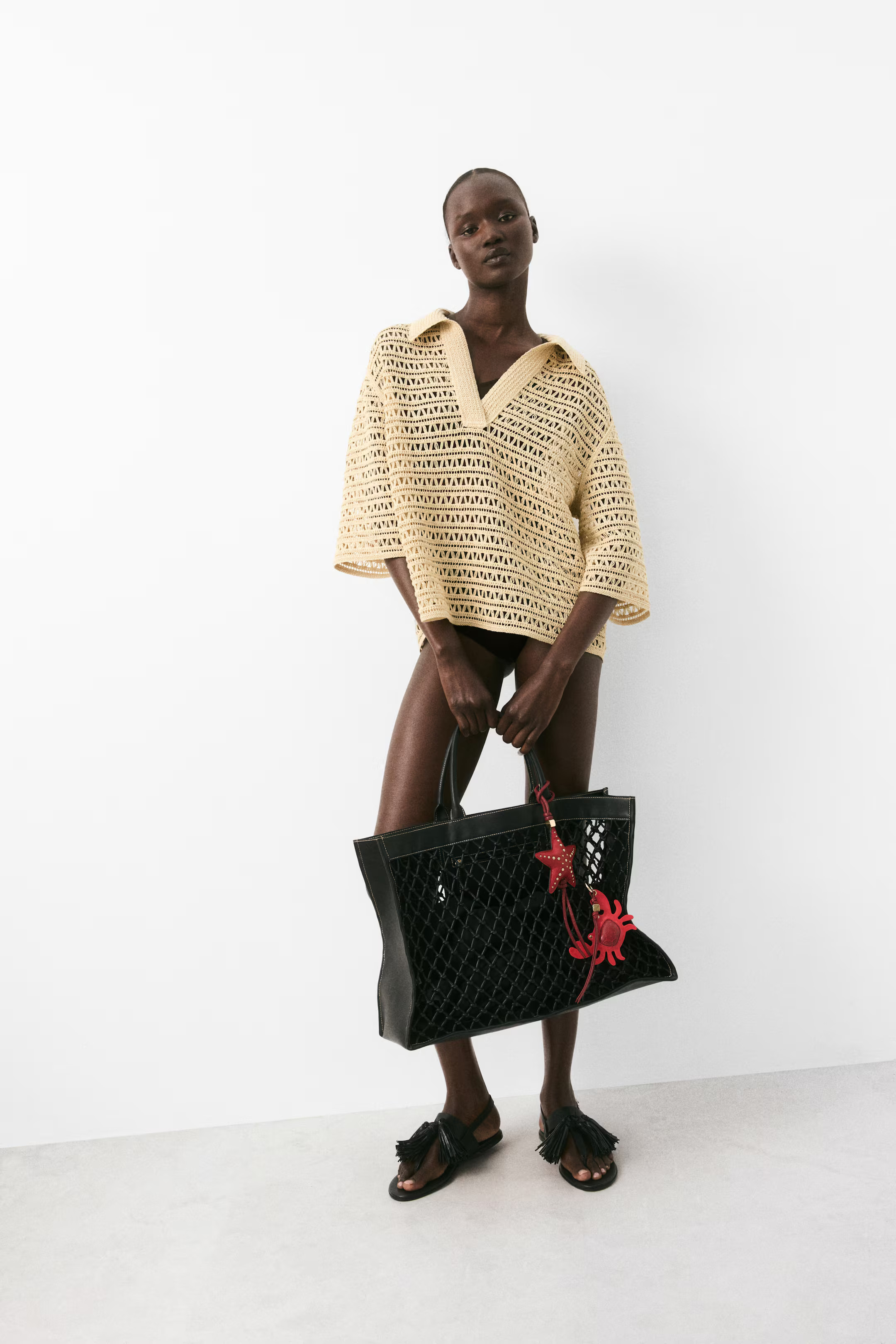 Crochet-look popover shirt | H&M (UK, MY, IN, SG, PH, TW, HK)