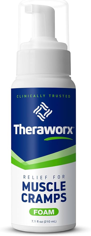 Theraworx for Muscle Cramps Relief Foam Made with Magnesium Sulfate, Fast-Acting Muscle & Leg Cra... | Amazon (US)
