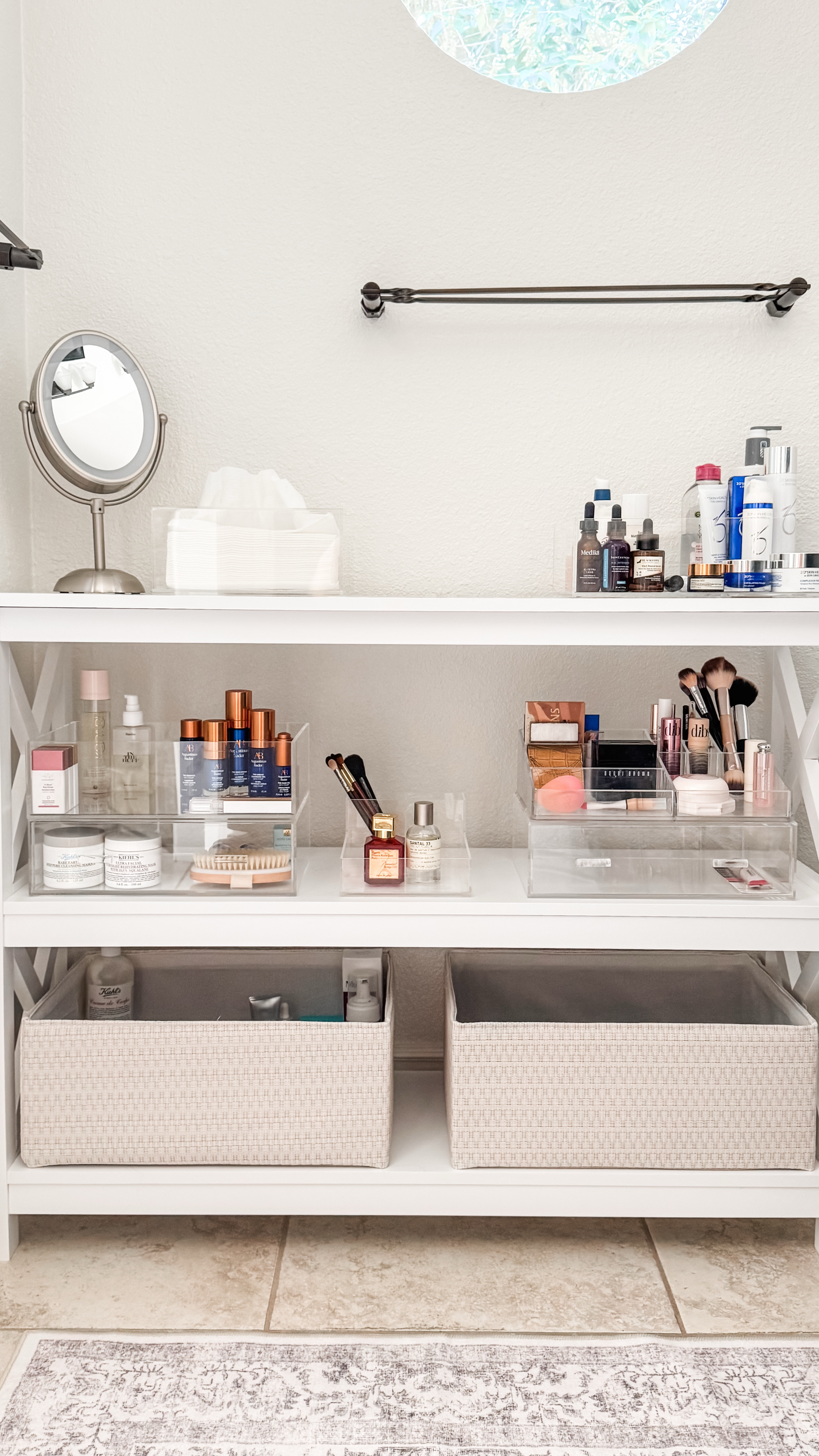 Bathroom shelf organization: part one! 

When I organize, I first start by pulling the items in that will live there and then and only then do we choose the containment. In this video, I’m sharing the containment and in a follow up video. I will share how everything is organized and will add some decor to the top shelf! 

#LTKBeauty #LTKHome #LTKFamily