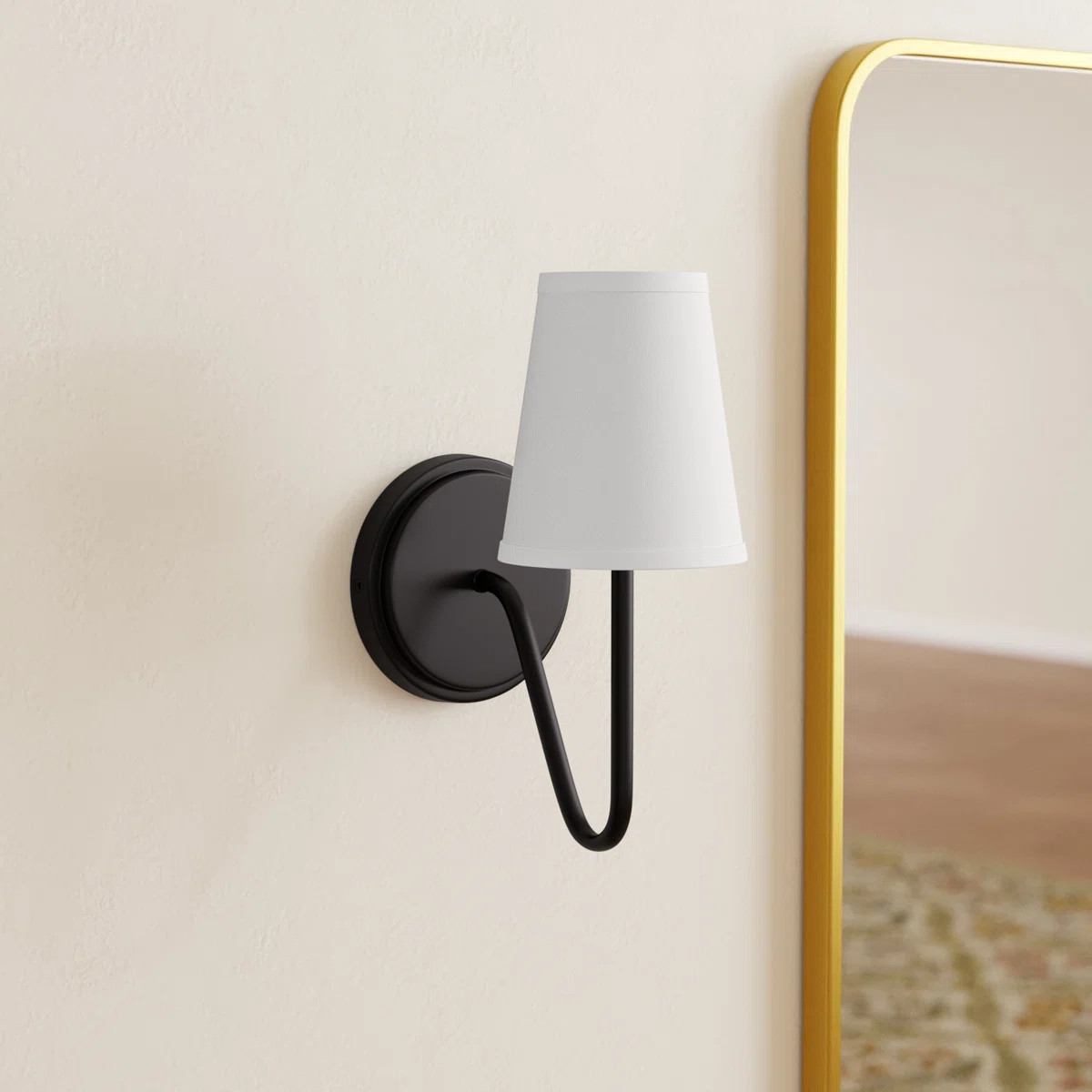 Ponta 1 - Light Dimmable Armed Sconce in Oil Rubbed Bronze | Wayfair North America
