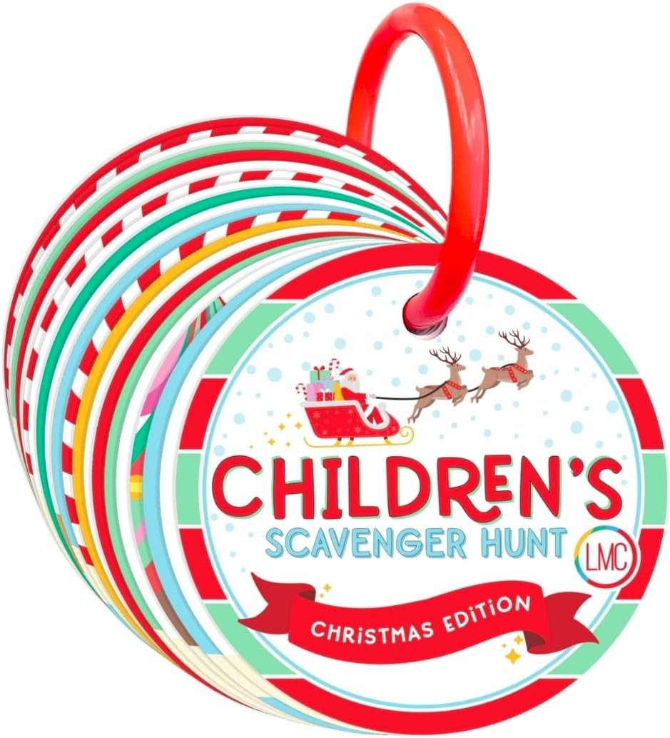 Children's Scavenger Hunt: Christmas Edition - Card Game for Toddlers - Toddler Stocking Stuffers... | Amazon (US)