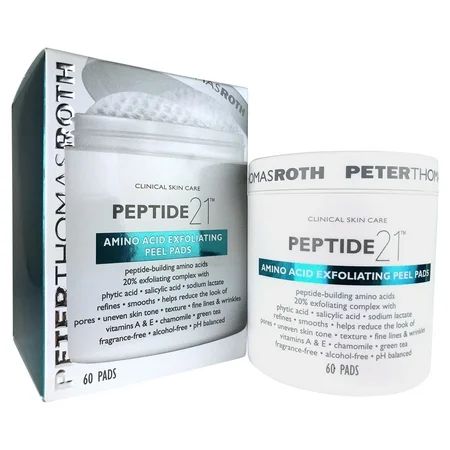 Peter Thomas Roth Peptide 21 Amino Acid Exf. 60 Peel Pads | Walmart (US)