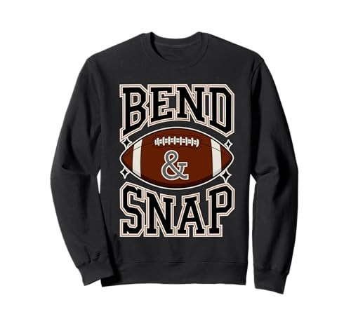 Funny Game Day Touchdown Season Cute Bend and Snap Football Sweatshirt | Amazon (US)