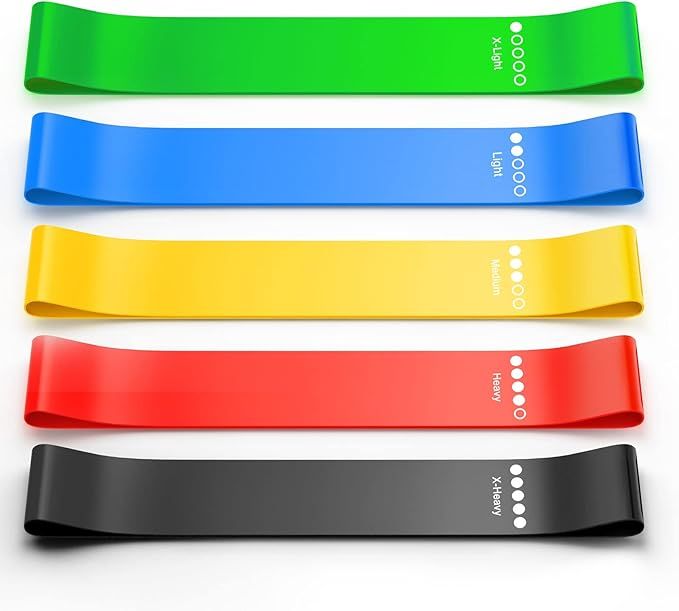 Renoj Resistance Bands, Exercise Workout Bands for Women and Men, 5 Set of Stretch Bands for Boot... | Amazon (US)