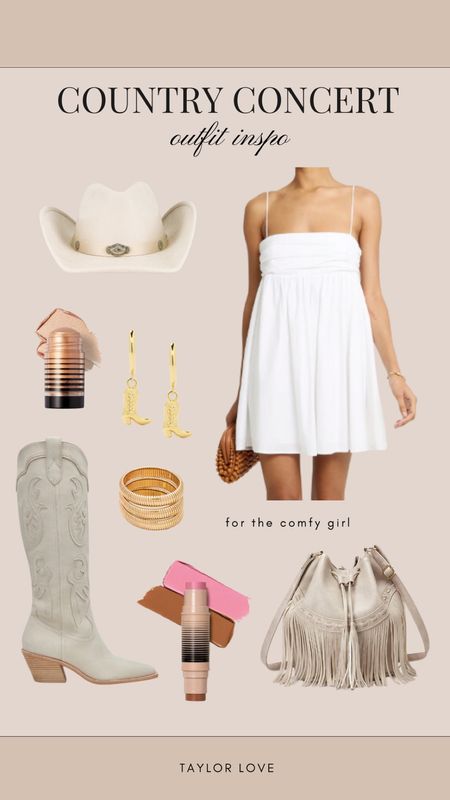 Country Concert Outfit Inspo

Use code TAYLORLOVE for $$$ off Dibs Beauty 

Nashville Outfit, White Dress, Mini Dress, Summer Outfit, Cowboy Boots

#LTKSeasonal #LTKStyleTip #LTKShoeCrush