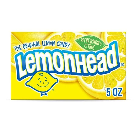 Lemonhead Hard Lemon Candy, Theater Box, 5 oz | Walmart (US)