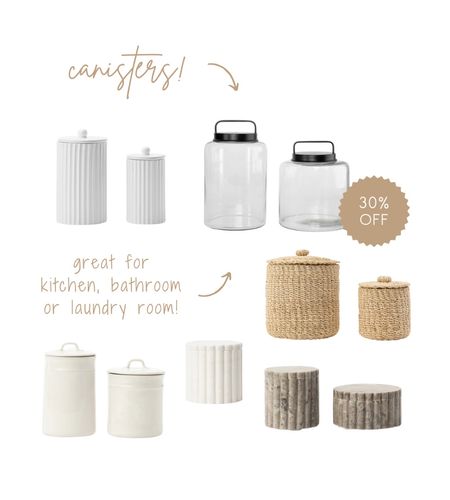 McGee and co sale! 30% off canisters!

Organization, canisters, kitchen canisters, lidded jars, laundry jars, laundry containers, bathroom containers, home decor, home design, home deals

#LTKCyberWeek #LTKsalealert #LTKhome