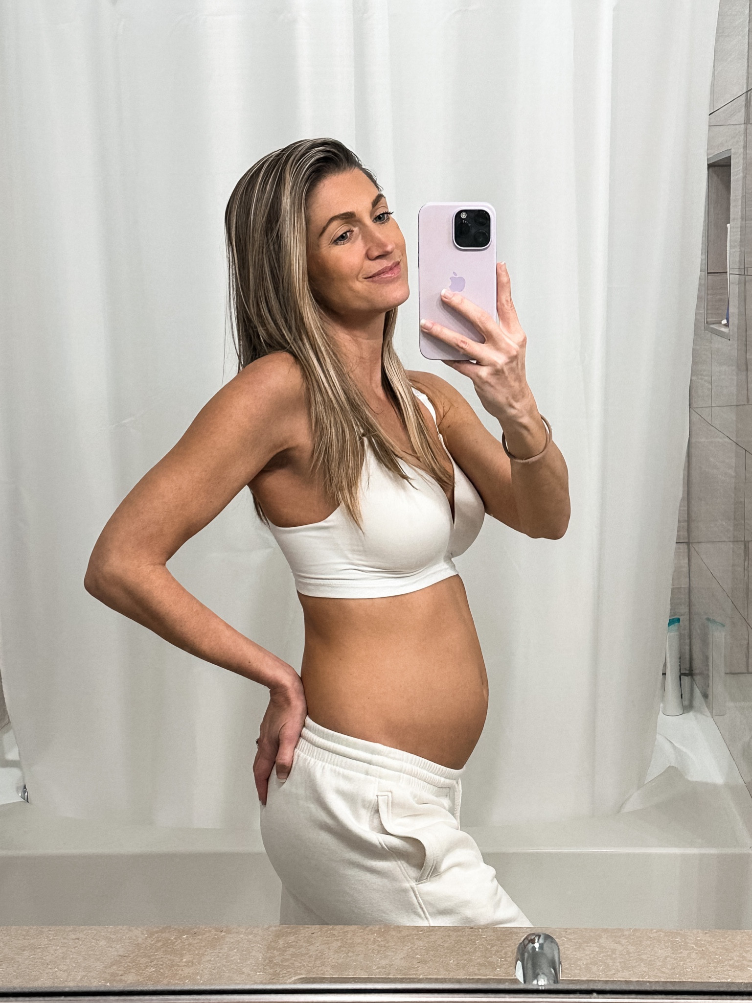 The comfiest bra! No underwire and perfect for maternity 

#bestbra #maternityclothes #intimates #bra

#LTKunder50 #LTKsalealert #LTKbump