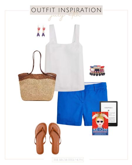 July 4th outfit inspo 

4th of July outfit summer outfit shorts white tank beach reads therecruitermom 

#LTKSeasonal #LTKMidsize #LTKStyleTip