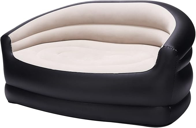 DIMAR GARDEN Inflatable Couch Outdoor Air Sofa,Blow Up Couches for Camping, Double Size | Amazon (US)