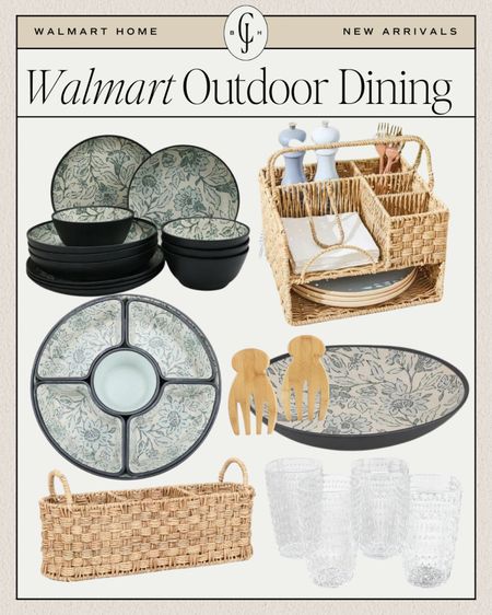 Outdoor dining must haves from Walmart! 
