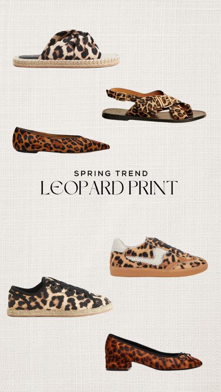 Leopard print shoes at different price points! Love the Mary Janes 🤍🐆 

Spring shoes, shoe trends, spring trends, summer shoes, sandals 

#LTKshoecrush #LTKSeasonal